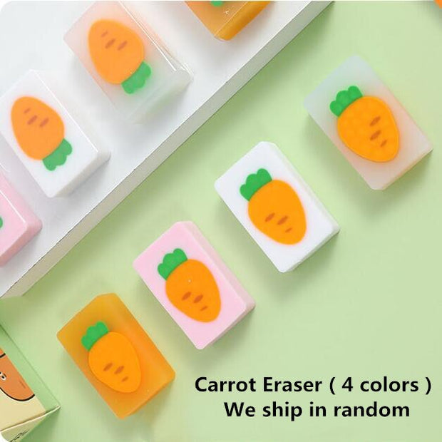 Sharkbang Creative Carrot Series Silicone Soft Pencil Case Penholder O