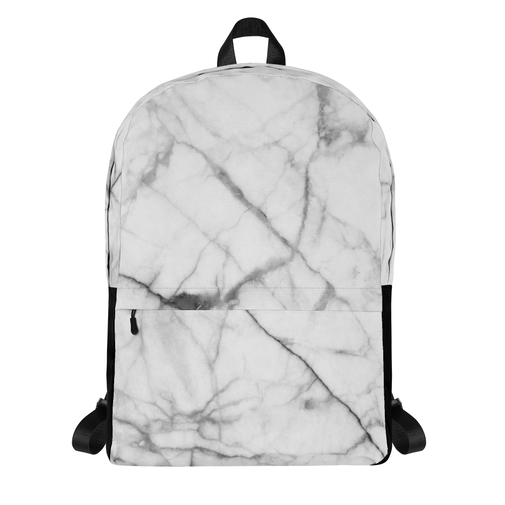 White marble backpack sale